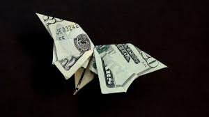 Origami money butterfly folding instructions. Dollar Origami Butterfly Tutorial How To Make A Dollar Butterfly Youtube