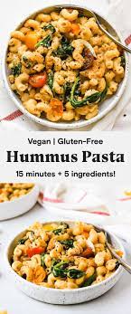 15 Minute Hummus Pasta Vegan Recipe Daughter Of Seitan Recipe Vegan Dinner Recipes Hearty Pasta Recipes Vegan Dinners