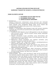 Laporan kegiatan studi wisata ke bali tahun 2016. Laporan Kegiatan Ekstrakurikuler Di Mts Asnan Hadi Academia Edu