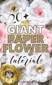 Maybe you would like to learn more about one of these? 20 Gorgeous Giant Paper Flowers To Make Sustain My Craft Habit