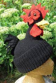 I think this could be the hat to knit this season! 20 Knitted Hats For Chickens And Humans Ideas Knitted Hats Chicken Hats Hats