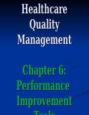 Hap 430 Chapter 6 Ppt Healthcare Quality Management