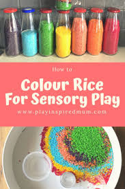 How To Colour Rice 8211 Play Inspired Mum Colored Rice Craft Activities For Kids Color Activities