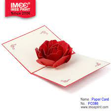 4.9 out of 5 stars 72. Imee New Design Custom Laser Cut Flower 3d Pop Up Cards Big Rose Handmade Greeting Cards With Envelopes China Gift Card Customized Paper Card Made In China Com