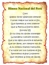 El himno nacional fue interpretado, por primera vez, en 1821, en el teatro de lima, perú. Asignacion Himno Nacional