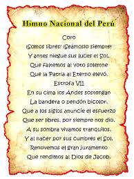El himno nacional fue interpretado, por primera vez, en 1821, en el teatro de lima, perú. Asignacion Himno Nacional