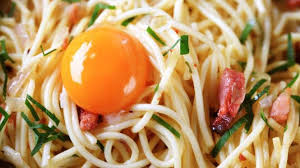 Spaghetti A La Carbonara Recette Des Spaghettis Carbonara Sans Creme Comme En Italie Recette Par Chef Simon Recette Spaghetti Carbonara Recette Italienne Carbonara