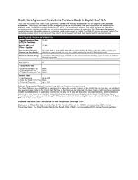 Check spelling or type a new query. Fillable Online Credit Card Agreement For Jordans Furniture Cards In Capital One N Fax Email Print Pdffiller