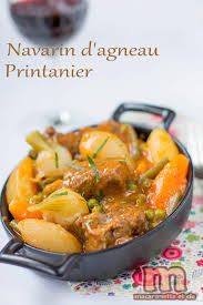30 cl de fond de veau. Navarin D Agneau Printanier Macaronette Et Cie