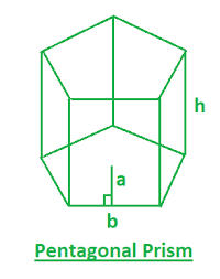 The base is a pentagon. Program To Find Volume And Surface Area Of Pentagonal Prism Geeksforgeeks