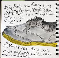 Taking the Challenge. EDM Challenge 1: Draw your shoe – Danny Gregory