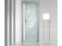 Porte Coulissante A Galandage En Verre Sans Cadre Flutti By Cristal Porte Coulissante Galandage Porte Coulissante Porte Galandage