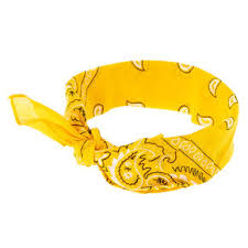 Black And Yellow Paisley Bandana Bandanas Claire S Head Wraps Bandana Mustard Yellow Outfit Fall
