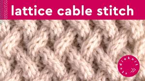 We did not find results for: Lattice Cable Stitch Knitting Pattern Studio Knit