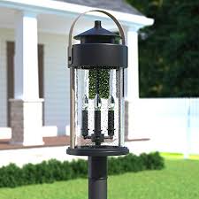 That's all it takes to replace your lamppost's fixture. Vaxcel Bronze Outdoor Post Light Dusk To Dawn Post Light Outdoor Lamp Post Light Fixture Photocell Sensor Dark Farmhouse Goals