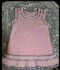 1 2 Yas Pamuk Sekeri Gibi Orgu Jile Tarifi Baby Knitting Patterns Pembe Elbiseler Orgu