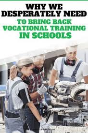 Why We Desperately Need To Bring Back Vocational Training In Schools In 2020 Vocational School Types Of Education Failing School