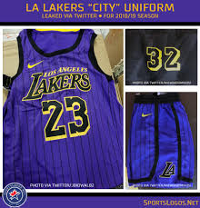 Happy new year, laker nation! Magical New La Lakers City Uniform Leaked Sportslogos Net News