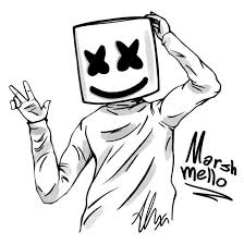 Marshmello are epic rarity gear in fortnite. Fortnite Coloring Pages Marshmello Hipster Drawings Joker Art Drawing Easy Drawings