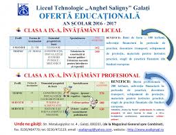 Anghel saligny cu autobuz sau tren. Oferta EducaÈ›ionalÄƒ 2016 2017 A Liceul Tehnologic Anghel Saligny GalaÈ›i ViaÅ£a LiberÄƒ GalaÅ£i