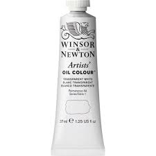 Winsor Newton Artists Oil Colour Transparent White 37ml