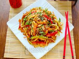 Don't forget to turn them on! Tagliatelle Di Udon Con Calamari E Verdure