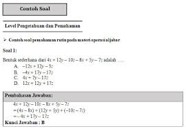 Soal Dan Pembahasan Matematika Ujian Nasional Smp Didno76 Com