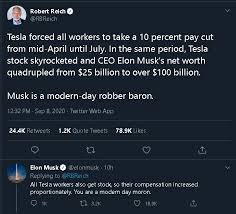 288 quotes from robert b. Elon Musk Lashes Out At Ex Labor Secretary Robert Reich Who Called Him A Modern Day Robber Baron Tech Times