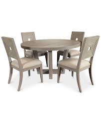 Coastal dining chair seat covers. Furniture Modern Coastal Dining Furniture 5 Pc Set Table 4 Side Chairs Reviews Furniture Macy S
