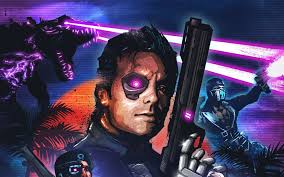 Far cry 3 blood dragon is now free on pc, get it and escape into an 80s future haze with dinosaurs. Far Cry Blood Dragon Jump 1920x1200 Wallpaper Teahub Io