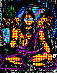 Psy Shiva Colored Shiva Art Art Trippy Wallpaper