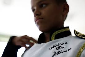 Deaf musicians play to the beat of the drums in Brazil