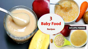 3 Baby Food Recipes 7 To 12 Months Baby Food Healthy Tasty Baby Food