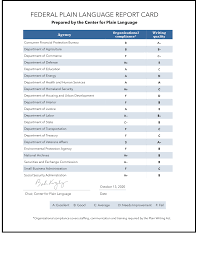 We did not find results for: 2020 Federal Plain Language Report Card