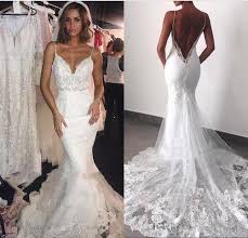 If you are a bridal shop buyer just contact us and we'll provide you with all information. New Arrival Modern Backless Wedding Dresses 2020 Sexy Open Back Mermaid Spaghetti Straps Appliqued Lace Long Bridal Gowns Formal Mermaid Dress Wedding Dress Mermaid Wedding Dress Designers From Queenshoebox 144 14 Dhgate Com
