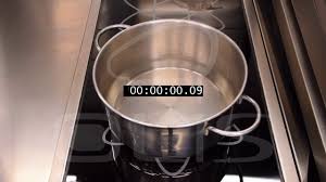 When water is boiled on the stove the water boils evenly and all of it boils. How To Get Boiling Water In 1 Minute With Induction Youtube