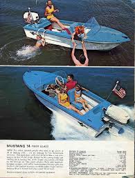 1965 Crestliner Mustang Vintage Boats Runabout Boat Boat Brands