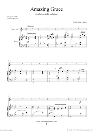 Print this page or download a pdf chord sheet print. Amazing Grace Sheet Music For Clarinet And Piano Pdf