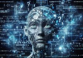 A team collaborating on an innovative AI project
