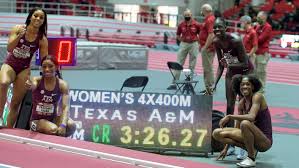 The women of texas a&m have placed at least top five at outdoor nationals 11 times in the past 13 years. Texas A M Women S 4x400m Relay Team Breaks Collegiate Record Ncaa Com