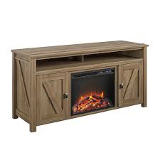 Ameriwood's fireplace tv stand is further equipped with an led that has a runtime of 50,000 hours. Dorel Farmington Electric Fireplace Tv Console For Tvs Up To 60 Natural The Home Depot Canada