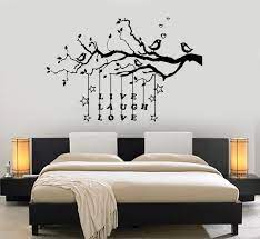 Wall Decal Tree Branch Live Laugh Love Vinyl Sticker Art Mural Etsy Wall Decal Branches Bedroom Wall Designs Simple Wall Paintings