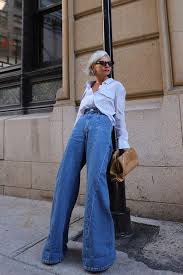 The Denim Trend Women Ages 21 To 55 Are Favoring In Lieu Of Skinny Jeans Denim Trends High Waisted Flare Jeans Denim Trends Women