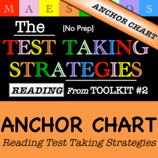 Reading Test Taking Strategies Anchor Chart From Toolkit 2