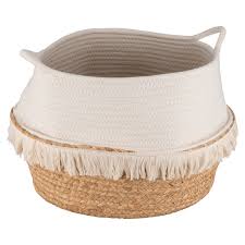 The basket is very functional, it all depends on its size, order me any size and color, and you will have a very useful beautiful wicker basket for storing anything. Round Grass Laundry Basket