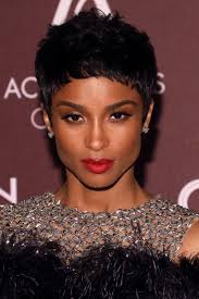 10 Celebrity Short Haircuts To Try This Fall Ciara Hair Blonde Pixie Haircut Blonde Pixie