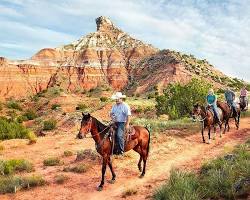 Image of Palo Duro Canyon State Park horseback riding