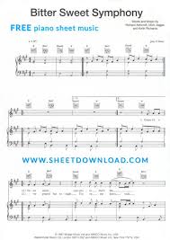 Bitter Is The New Black Pdf Free Download View Download And Print Bitter Sweet Symphony Piano Sheet Music By The Verve 100 Free Bookmark Www Sheetdownl Sheet Music Piano Sheet Music Piano Sheet