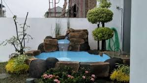 Harga paket 5 pcs batu alam 20×20 / batu hias taman, dinding, kolam. Jasa Pembuatan Kolam Hias Rellif Motif Air Terjun Batu Alam Konstruksi Dan Taman 802463090