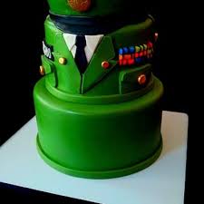 Instead of using the classic butter icing, you can use royal icing to create designs, words and much more on your cupcakes. Army Cake Decorating Photos